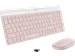 Logitech MK470 Slim Combo Toetsenbord QWERTY US + muis draadloos roze