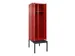 locker met bank,voor scheiding van kleding,HxBxD 2120x600x815mm,2vak