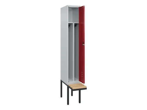 locker voor scheiding van kleding,HxBxD 2120x300x815mm,1vak