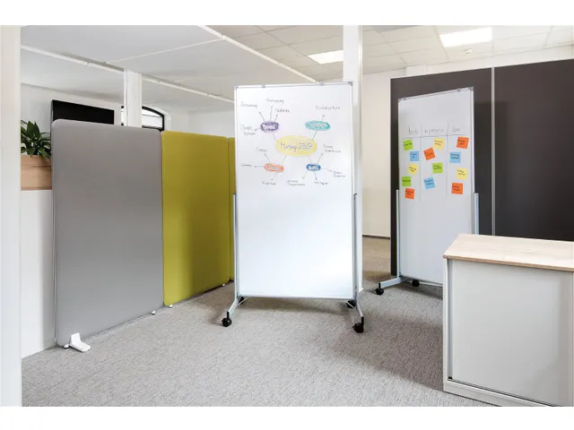 Tableau blanc mobile MAULpro 75x180cm Easy2move
