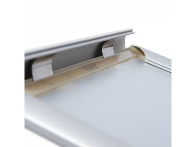 Kliklijst Scritto A3 Rechte Hoeken 25mm Zilver Aluminium
