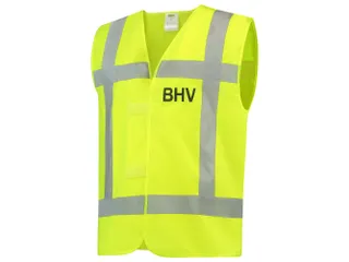 Tricorp V-RWS fluohesje voor BHV, fluo geel, maat XL/2XL, per stuk - 1