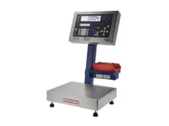 Telweegschaal-installatie,platform BxD 500x400mm,RVS,weegbereik 2-30kg