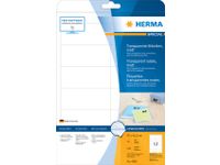 Etiket Herma 4586 97x42.3mm Weerbestendig Transparant Mat 120 stuks
