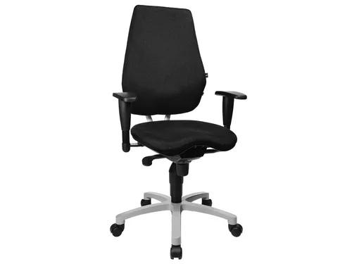 Bureaustoel Topstar Alu Star Basic zwart stof