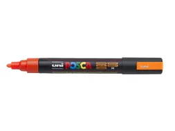Verfstift Posca PC5M Medium Punt 1,8-2,5mm fluor oranje