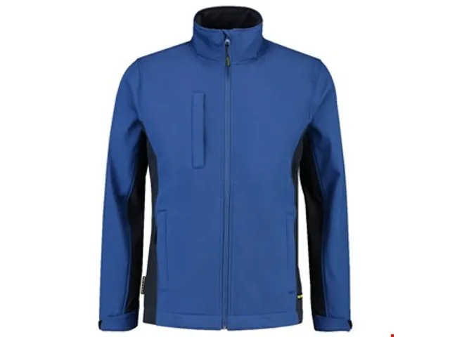 Tricorp 402002 TJ2000 Bicolor softshell, rood/blauw/marineblauw, maat