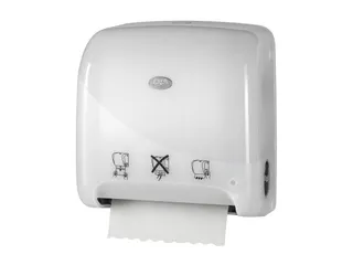 Pearl white handdoekautomaat Autocut 431109 Mini Matic XL - 1