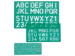 Trace-Lettres, Set De 3 Pièces, Blister 1 Pièce