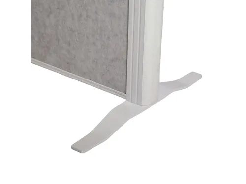MAULcocoon Scheidingswand Akoestisch 100x180cm Grijs Voet Wit