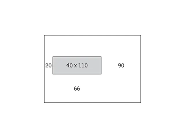 Envelop EA5 156x220mm Venster Links Strip Naturel wit houtvrij ECF