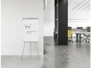 Flipchart Magnetisch Met Zijarmen Uitschuifbaar 100x70cm Lichtgrijs - 12