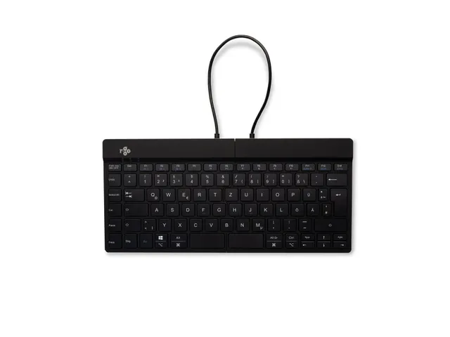 Split Break V2 ergonomisch toetsenbord Qwertz DE Zwart draadloos