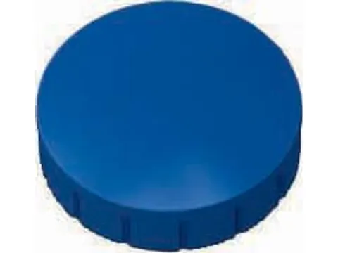 magneet MAULsolid, diameter 24mm blauw, doos met 10 stuks