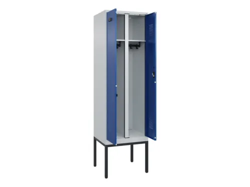 locker voor scheiding van kleding,HxBxD 2120x600x500mm,2vak