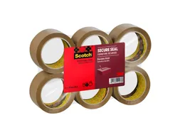 Verpakkingstape Scotch Heavy 50mmx66m bruin 6 rollen