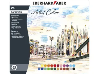kleurpotloden Eberhard Faber Artist Color metaaletui a 24 stuks - 1