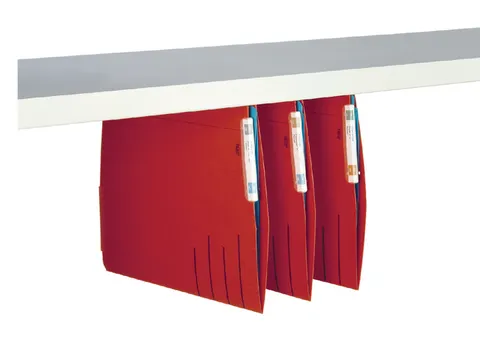 Hangmap Secolor lateraal voor legbord rood