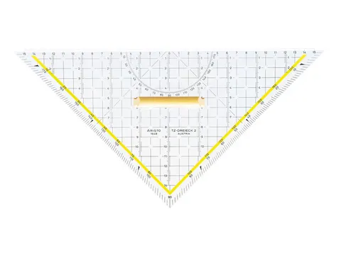 Tekendriehoek Aristo 32,5cm Met Houten Greep