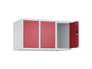 opzetkast,v. locker,3vak.,vak B 300mm,HxBxD 500x900x500mm,vleugeldeur - 2