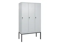 locker voor scheiding van kleding,HxBxD 2120x1200x500mm,3vak