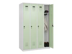 locker,HxBxD 1850x1200x500mm,4vak,vak B 300mm,draaigrendel