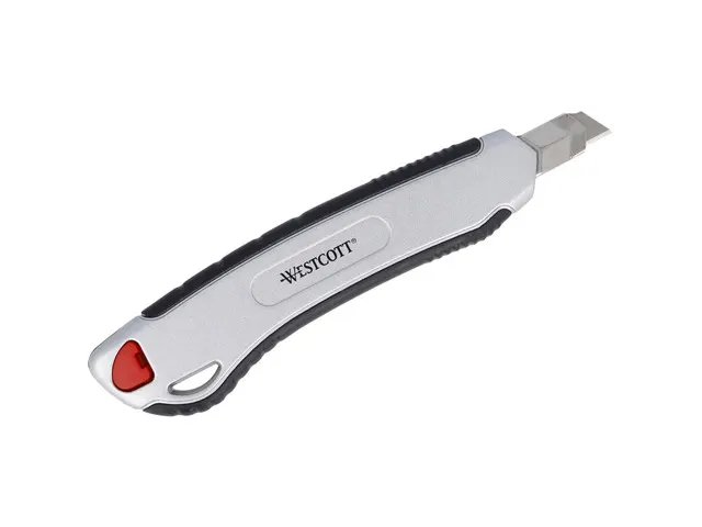 Snijmes Westcott 9mm aluminium met schuifsluiting