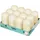 Kaars Stomp 7x13cm Ivoor 43u tray 12 stuks