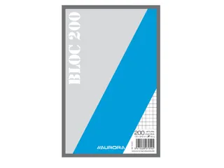 Kladblok Aurora 135x210mm ruit 5X5mm 200 vel 45gr - 1