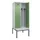 locker met bank,voor scheiding van kleding,HxBxD 2120x800x815mm,2vak