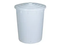 Ton H 790Mm 200 Liter 2Handgrepen Wit