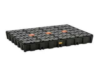 PE-opvangbak,v. kleinemballage,opvangvol. 250l,HxBxD 180x1600x1200mm - 1