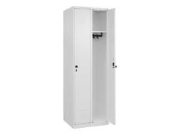 locker,HxBxD 1850x600x500mm,2vak,vak B 300mm,draaigrendel