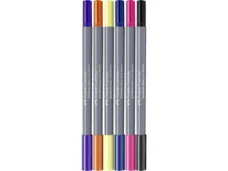 Duo aquarelmarker Goldfaber etui 6 stuks Fantasy - 1