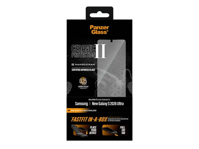 PanzerGlass Ceramic Screen Protector Samsung New Galaxy S 2026 Ultr