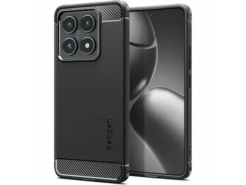 Spigen Case ACS08858 Xiaomi 14T Pro Rugged Armor Mat Zwart