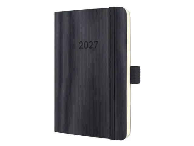 Weekagenda Conceptum A6 2027 (NL/FR/EN/DU) zwart Softcover