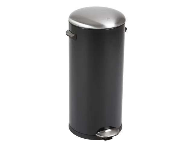 Pedaalemmer Belle Deluxe 30 Liter Zwart Mat RVS