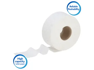 Toiletpapier Scott Essential Jumbo 2-laags 200m wit 8614 - 4