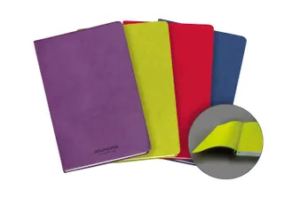 Notitieboek Aurora Capri A5 192blz lijn 80gr assorti - 2