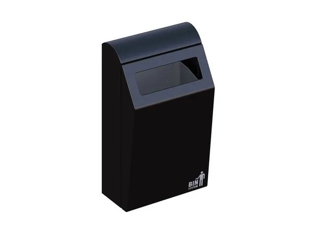 Buitenafvalbak Binsystem Basic Bin 50 Liter Zwart