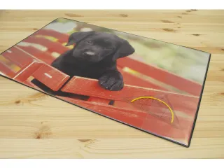 Bureauonderlegger Kangaro PP 38x58cm dessin Labrador Zwart - 4