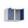 opzetkast,v. locker voor scheiding van kleding,2vak.,vak B 300mm