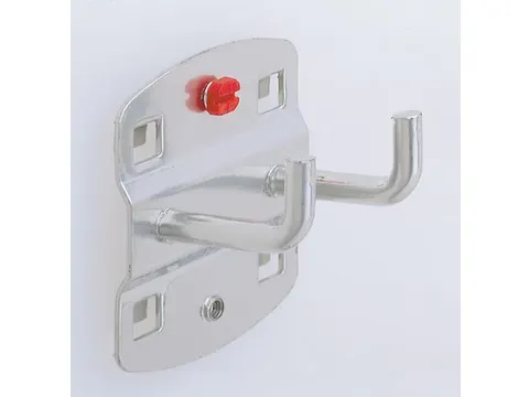 Double Crochet Pour Plaques Perforées Pointes Repliées Longueur 35Mm