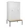 PBM-locker met bank,HxBxD 2120x1200x815mm,4vak,vak B 300mm