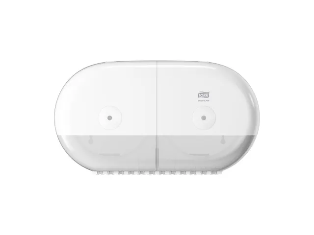 Tork 682000 T9 SmartOne Twin Mini Toiletpapier Dispenser Elevation Wit