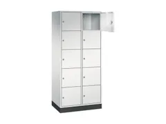 grootvolume-lockersysteem,RAL 7035,HxBxD 1950x820x500mm,2x5vakken