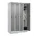 locker,HxBxD 1950x1200x500mm,4vak,vak B 300mm,draaigrendel,sokkel