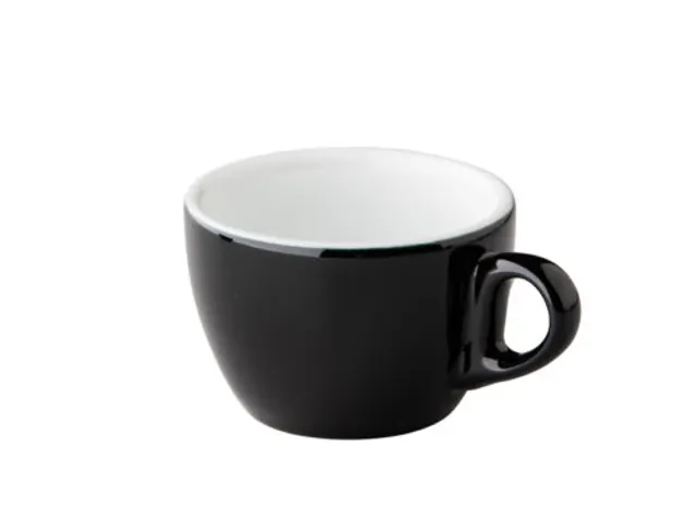 Kop Barista Cappuccino Zwart 190ml 6 Stuks