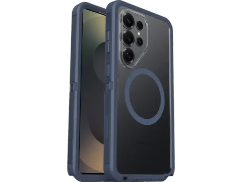 Defender Pro XT Samsung S26 Ultra Hoesje Magnetic Blauw Transparant